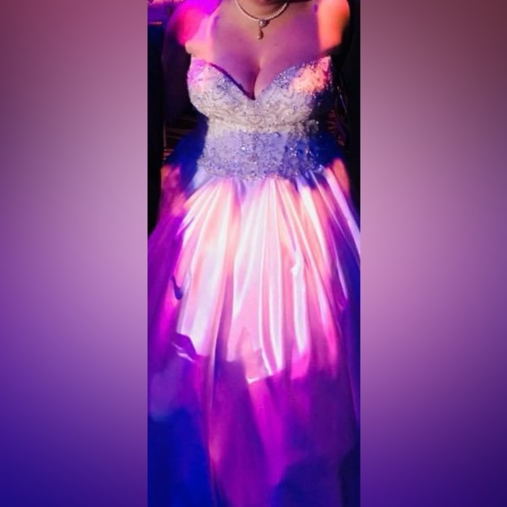 Sophia Tolli White Ball Gown Corset Dress - Picture 3 of 4